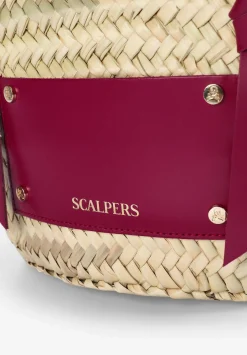 Scalpers Fur<Mini Raffia Carrycot Bag