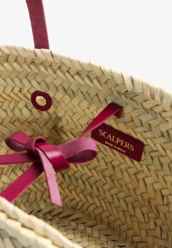 Scalpers Fur<Mini Raffia Carrycot Bag