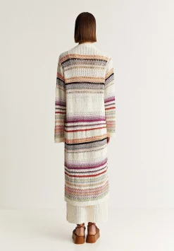 Scalpers Sweaters And Cardigans<Multicolor Crochet Cardigan