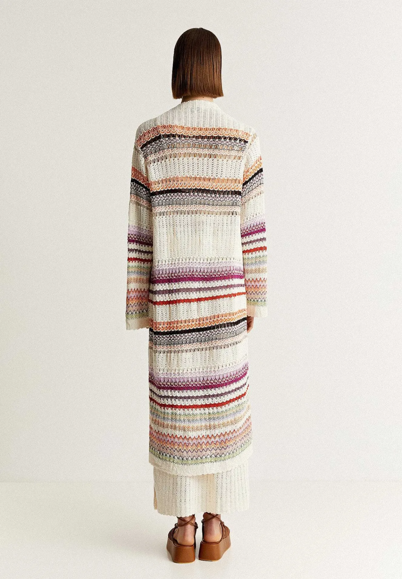 Scalpers Sweaters And Cardigans<Multicolor Crochet Cardigan