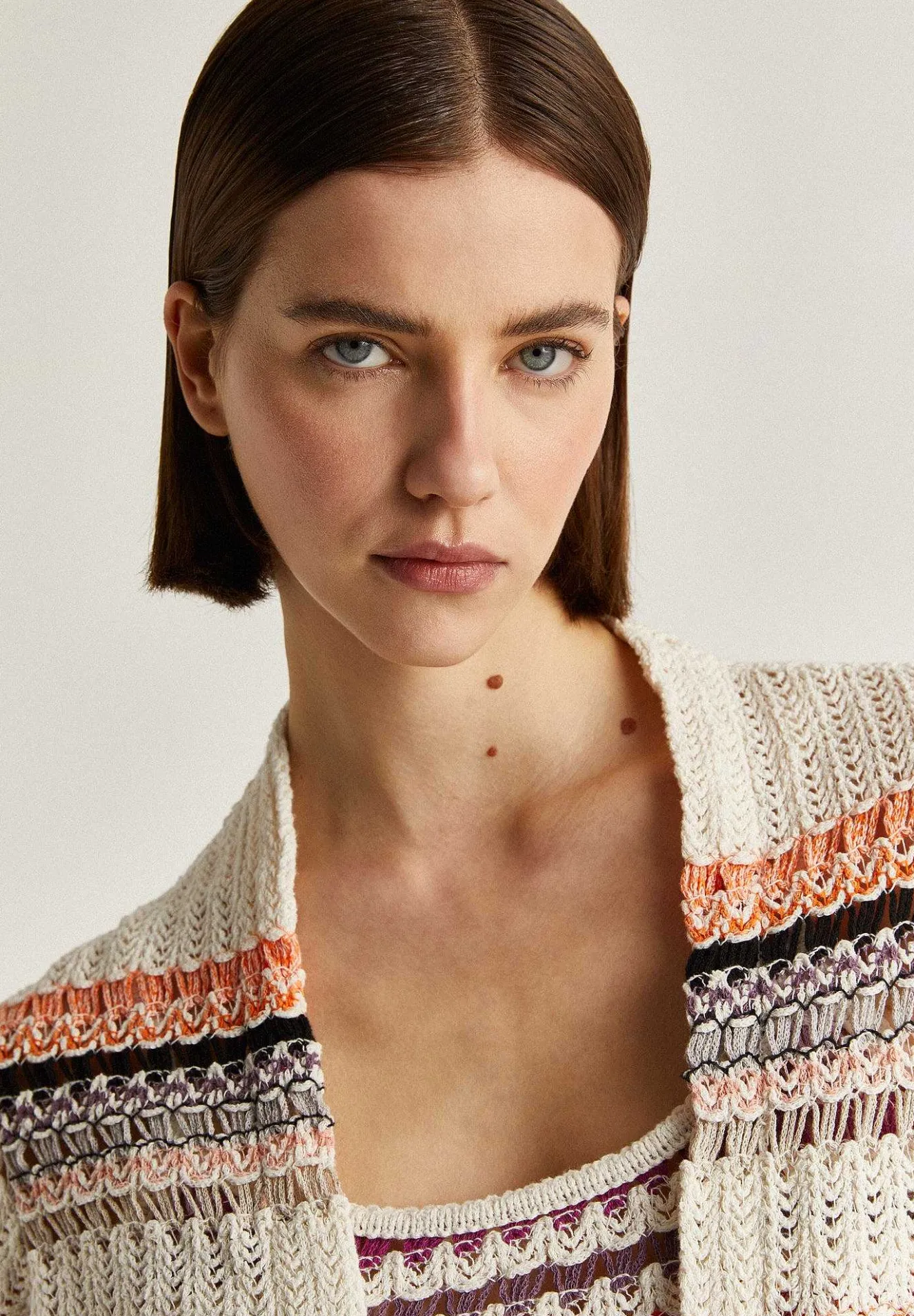 Scalpers Sweaters And Cardigans<Multicolor Crochet Cardigan