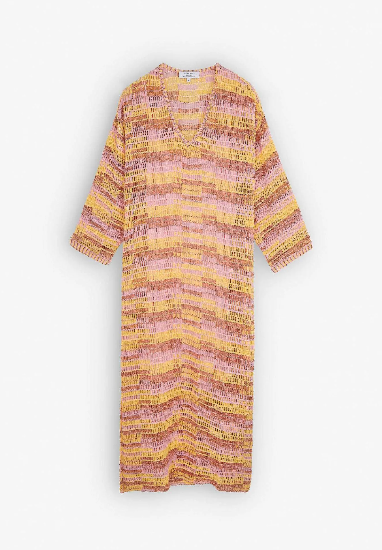 Scalpers Dresses<Multicolor Crochet Midi Dress