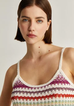 Scalpers T-Shirts And Tops<Multicolor Crochet Top