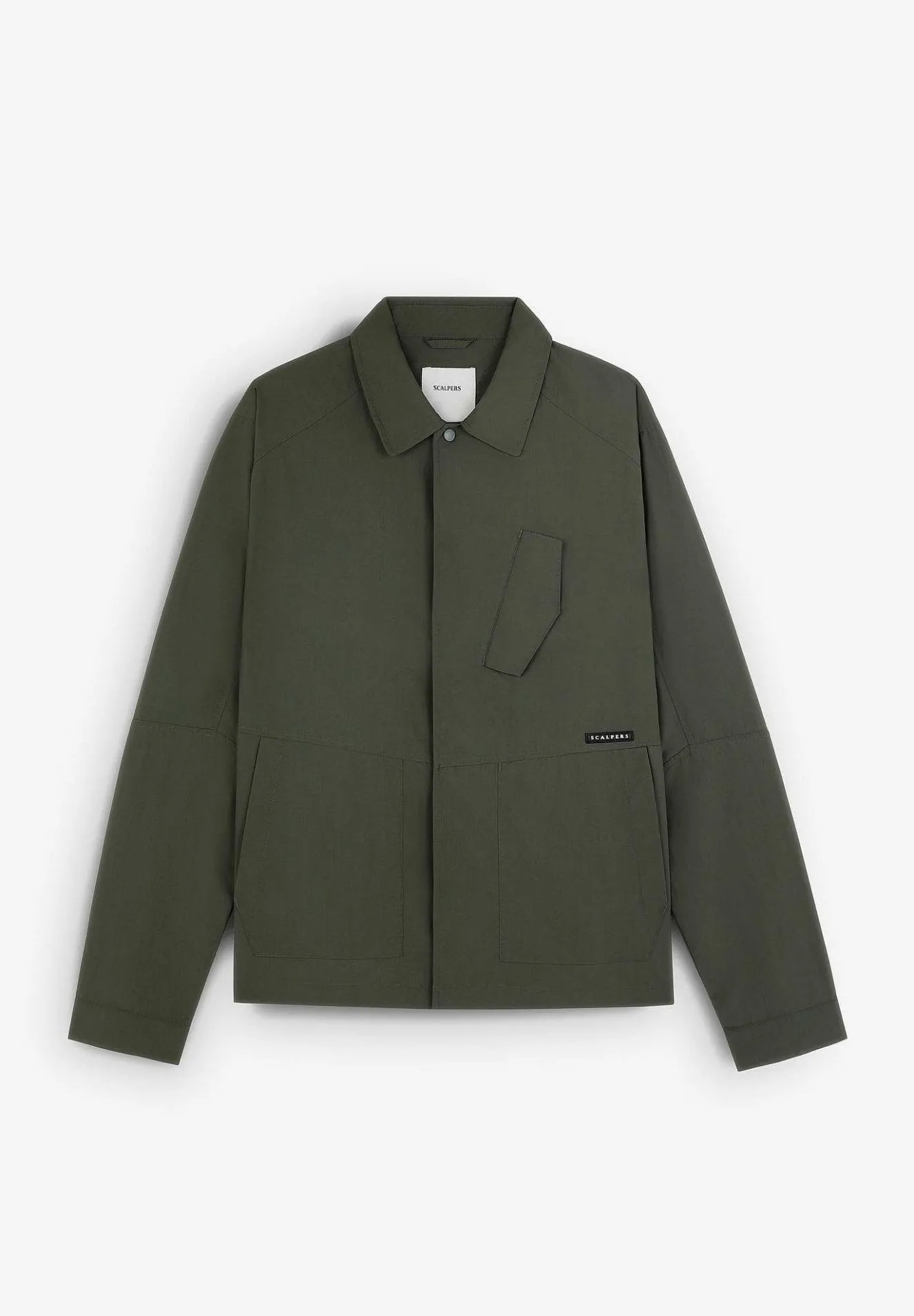 Scalpers Jackets And Jackets<Multi-Pocket Technical Overshirt