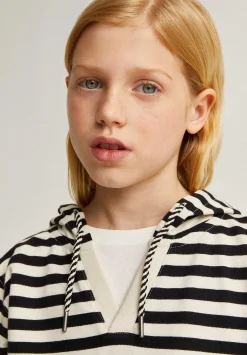 Scalpers Sweatshirts<Multi-Striped Hooded Sweatshirt