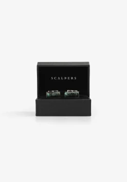 Scalpers Twins<Natural Stone Cufflinks
