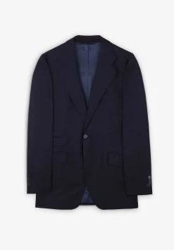 Scalpers Suits<Navy Blue Herringbone Suit