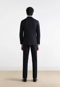 Scalpers Suits<Navy Blue Herringbone Suit