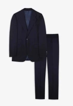 Scalpers Suits<Navy Blue Herringbone Suit