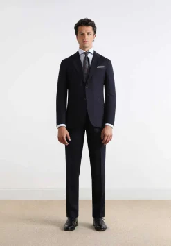 Scalpers Suits<Navy Blue Herringbone Suit