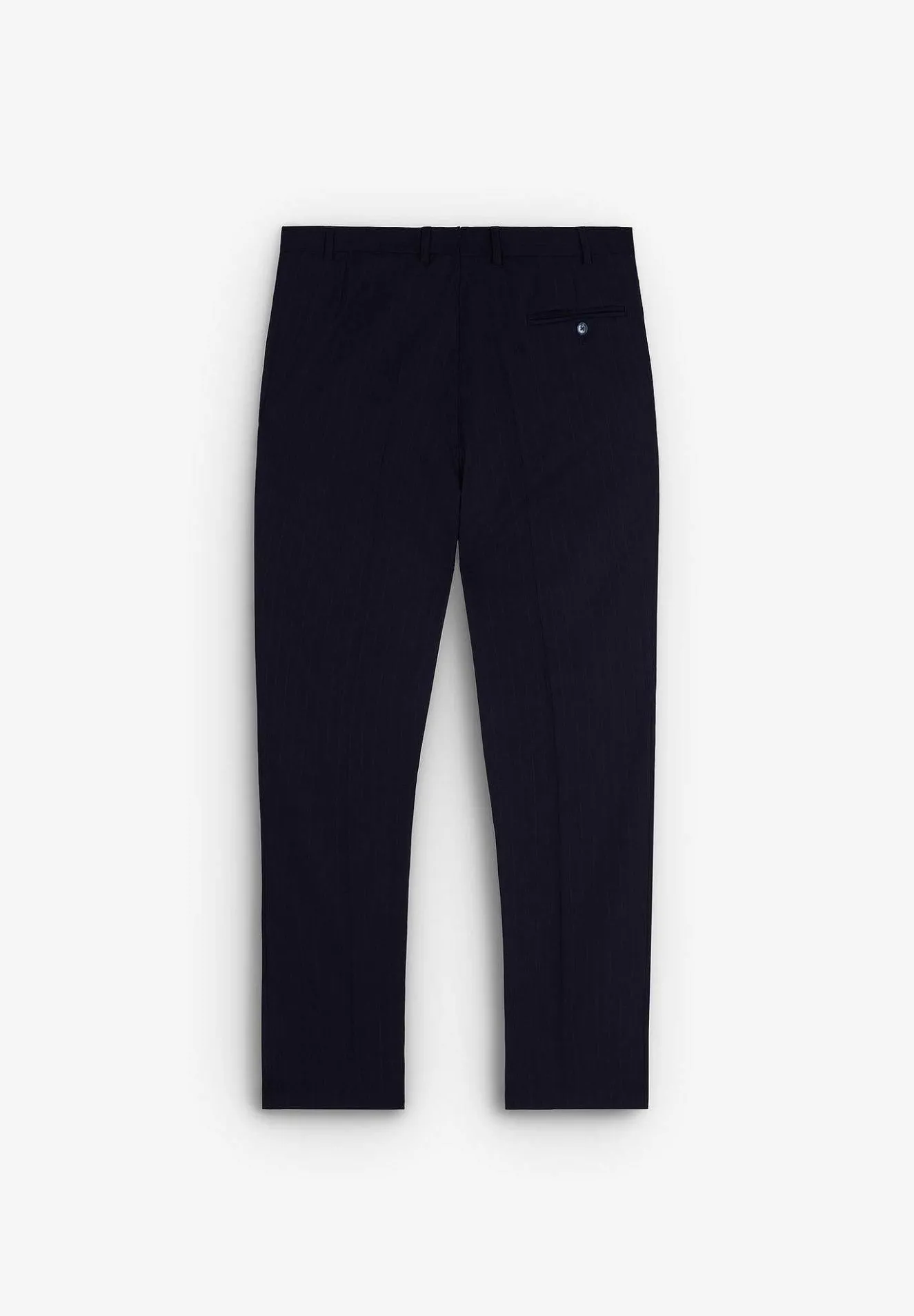 Scalpers Suits<Navy Blue Striped Wool Suit