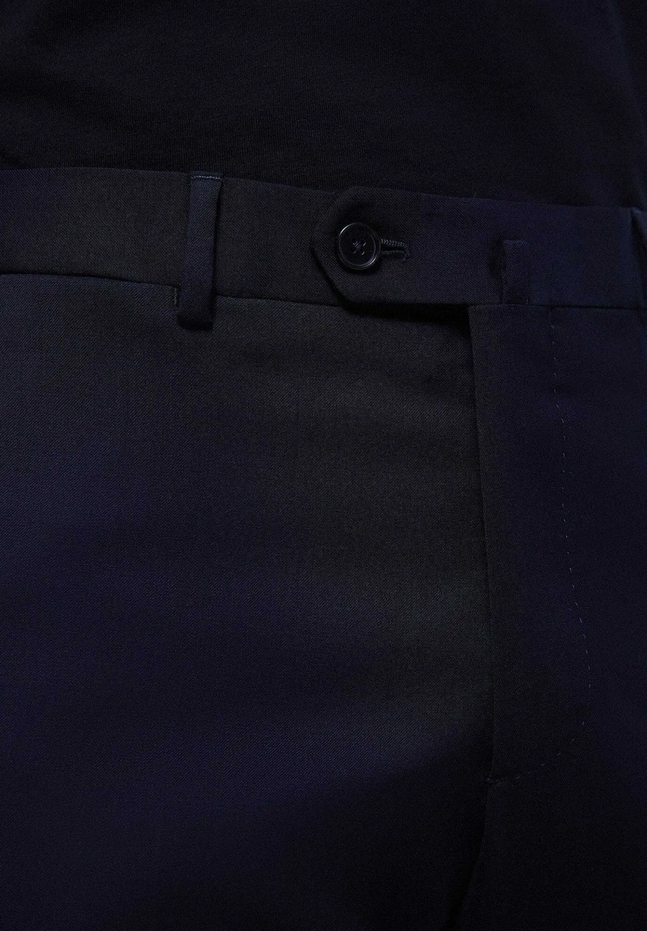 Scalpers Suits<Navy Blue Structured Suit With Pockets