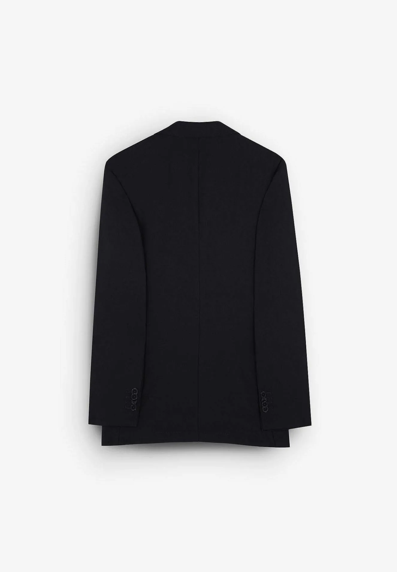 Scalpers Suits<Navy Blue Wool Structured Suit