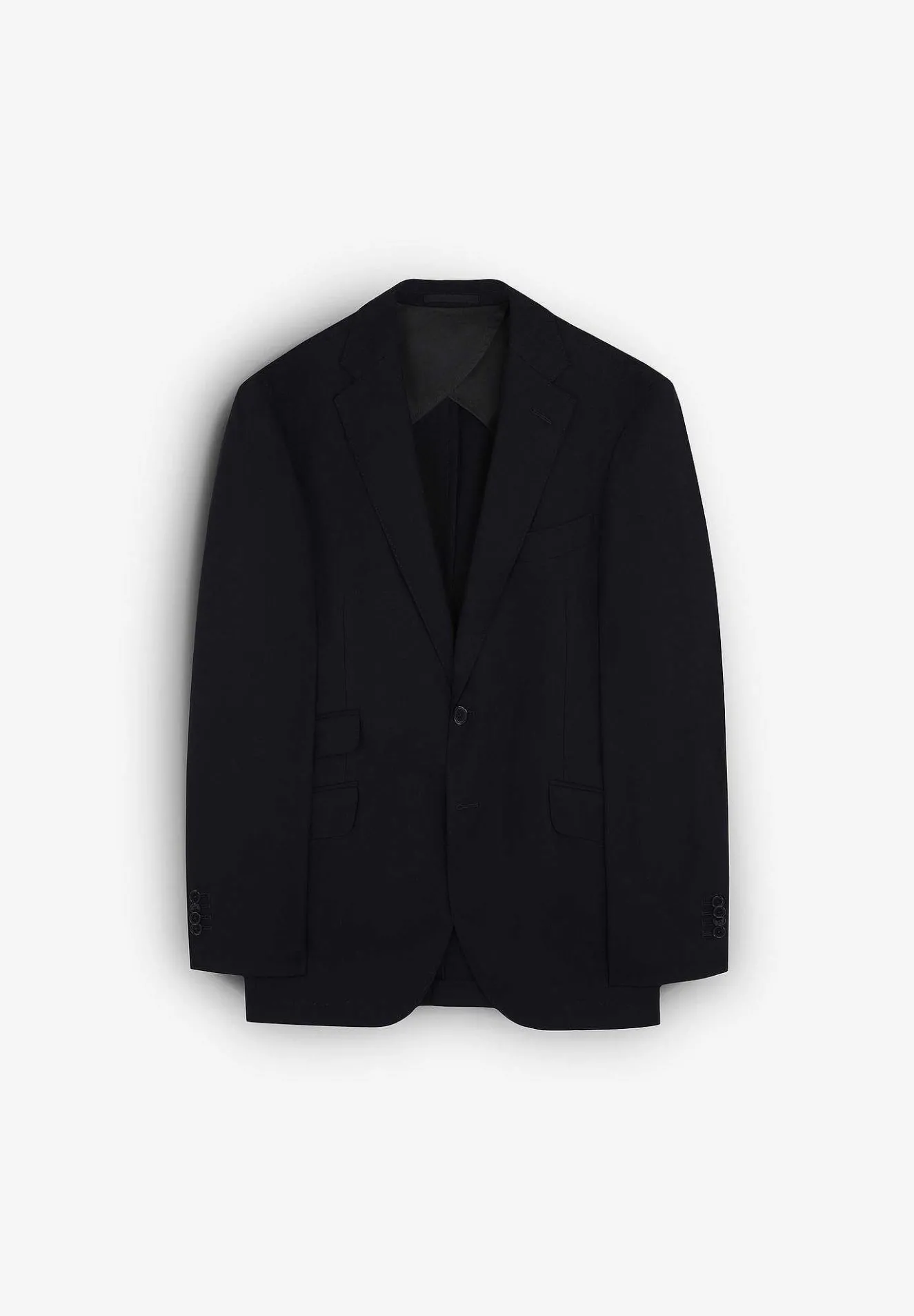 Scalpers Suits<Navy Blue Wool Structured Suit