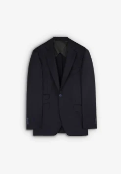 Scalpers Suits<Navy Blue Wool Structured Suit