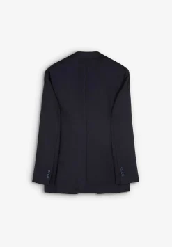 Scalpers Suits<Navy Blue Wool Structured Suit