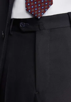 Scalpers Suits<Navy Blue Wool Structured Suit