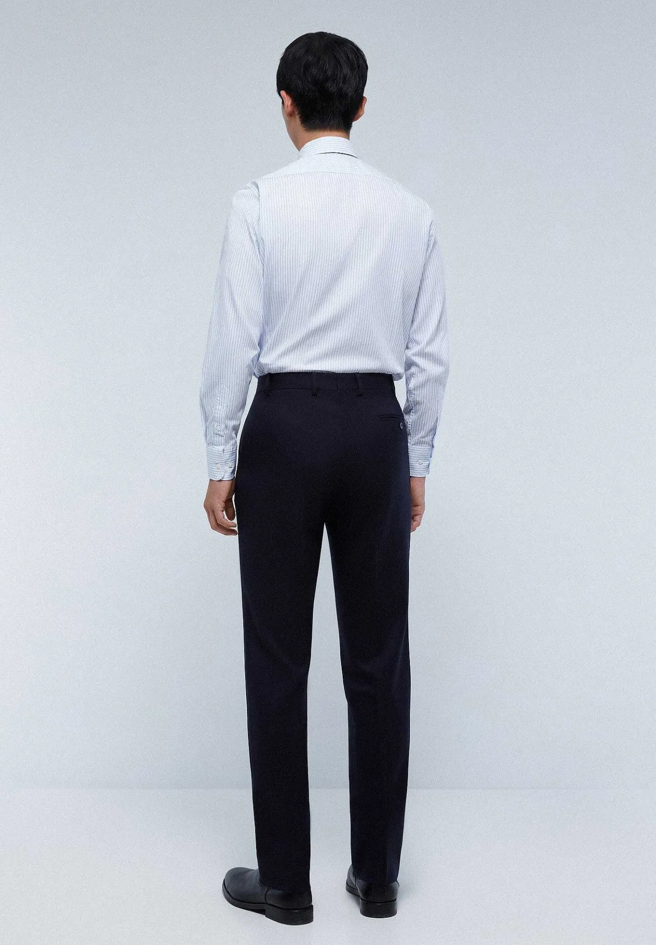 Scalpers Suits<Navy Blue Wool Suit