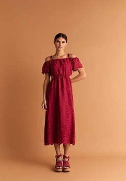 Scalpers Dresses<Off Shoulder Embroidered Dress