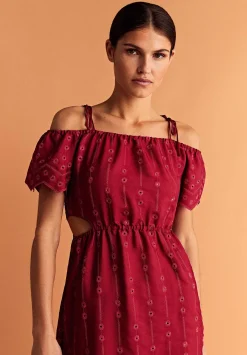 Scalpers Dresses<Off Shoulder Embroidered Dress
