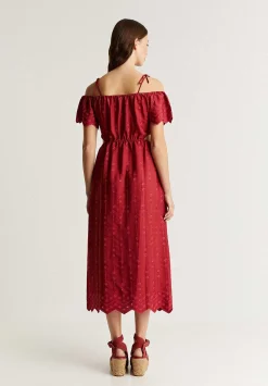 Scalpers Dresses<Off Shoulder Embroidered Dress