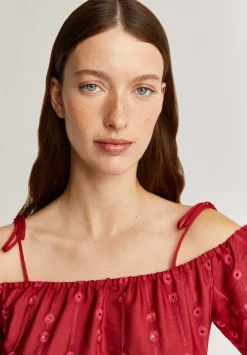 Scalpers Dresses<Off Shoulder Embroidered Dress