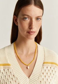 Scalpers Sweaters And Cardigans<Openwork Knitted Sweater V Neckline