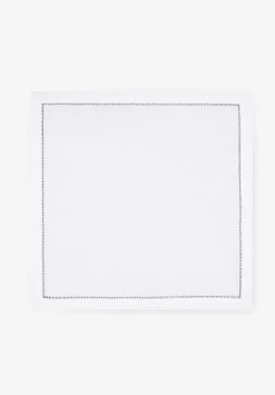 Scalpers Table Linen<Pack Of Contrast Stitched Linen Napkins