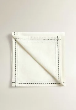 Scalpers Table Linen<Pack Of Embroidered Cotton Napkins