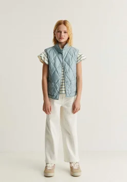 Scalpers Jackets And Vests<Padded Vest With Metallic Pockets