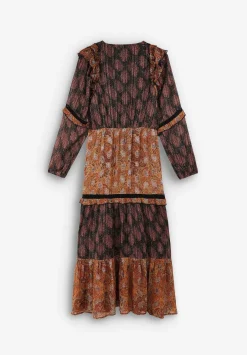 Scalpers Dresses<Paisley Lurex Midi Dress