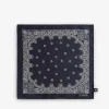 Scalpers Handkerchiefs<Paisley Print Silk Scarf