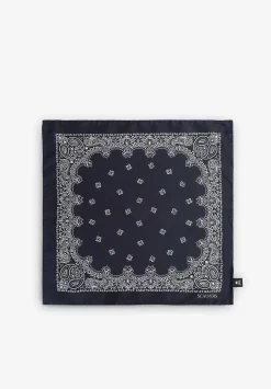 Scalpers Handkerchiefs<Paisley Print Silk Scarf