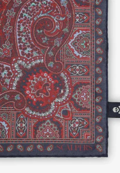 Scalpers Handkerchiefs<Paisley Printed Cotton Scarf