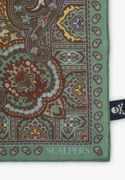 Scalpers Handkerchiefs<Paisley Printed Cotton Scarf