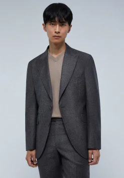Scalpers Suits<Premium Gray Spearhead Checked Suit