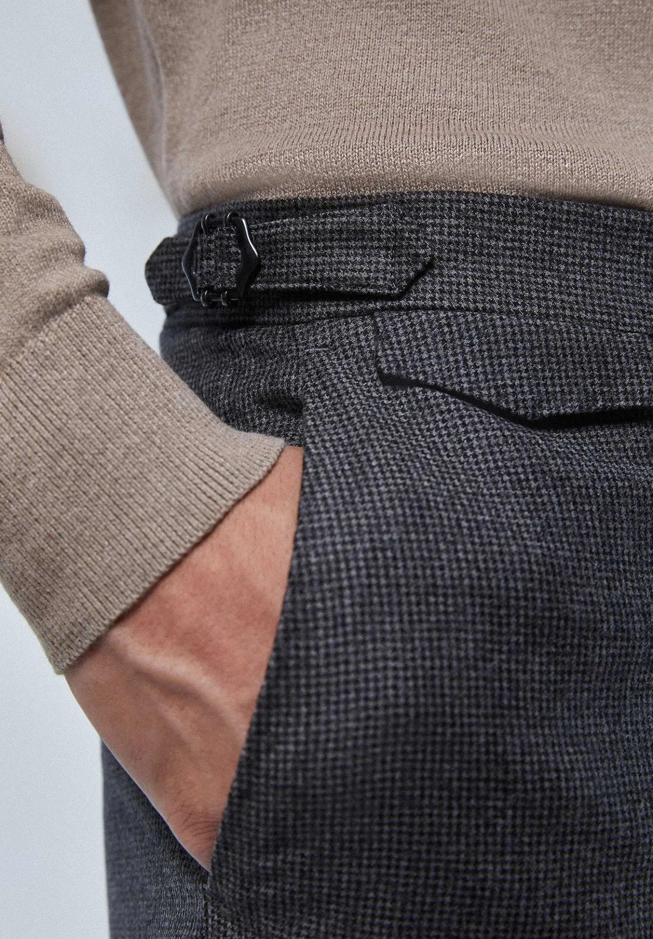Scalpers Suits<Premium Gray Spearhead Checked Suit