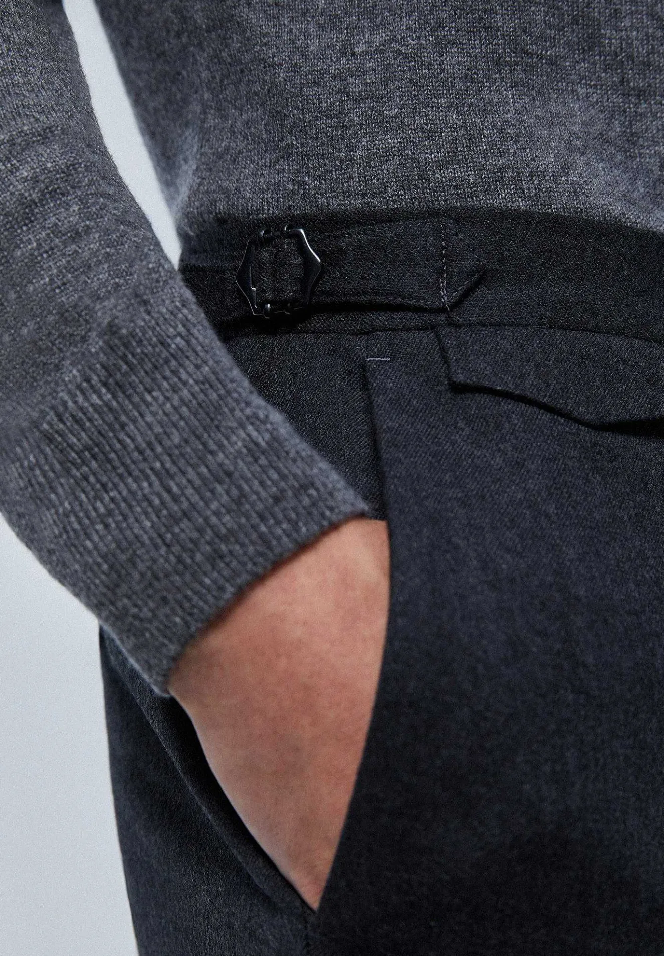 Scalpers Suits<Premium Gray Wool Suit