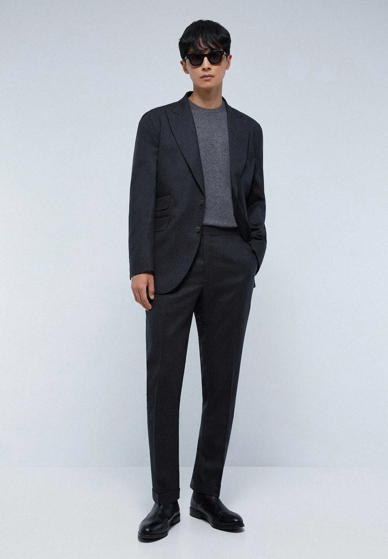 Scalpers Suits<Premium Gray Wool Suit