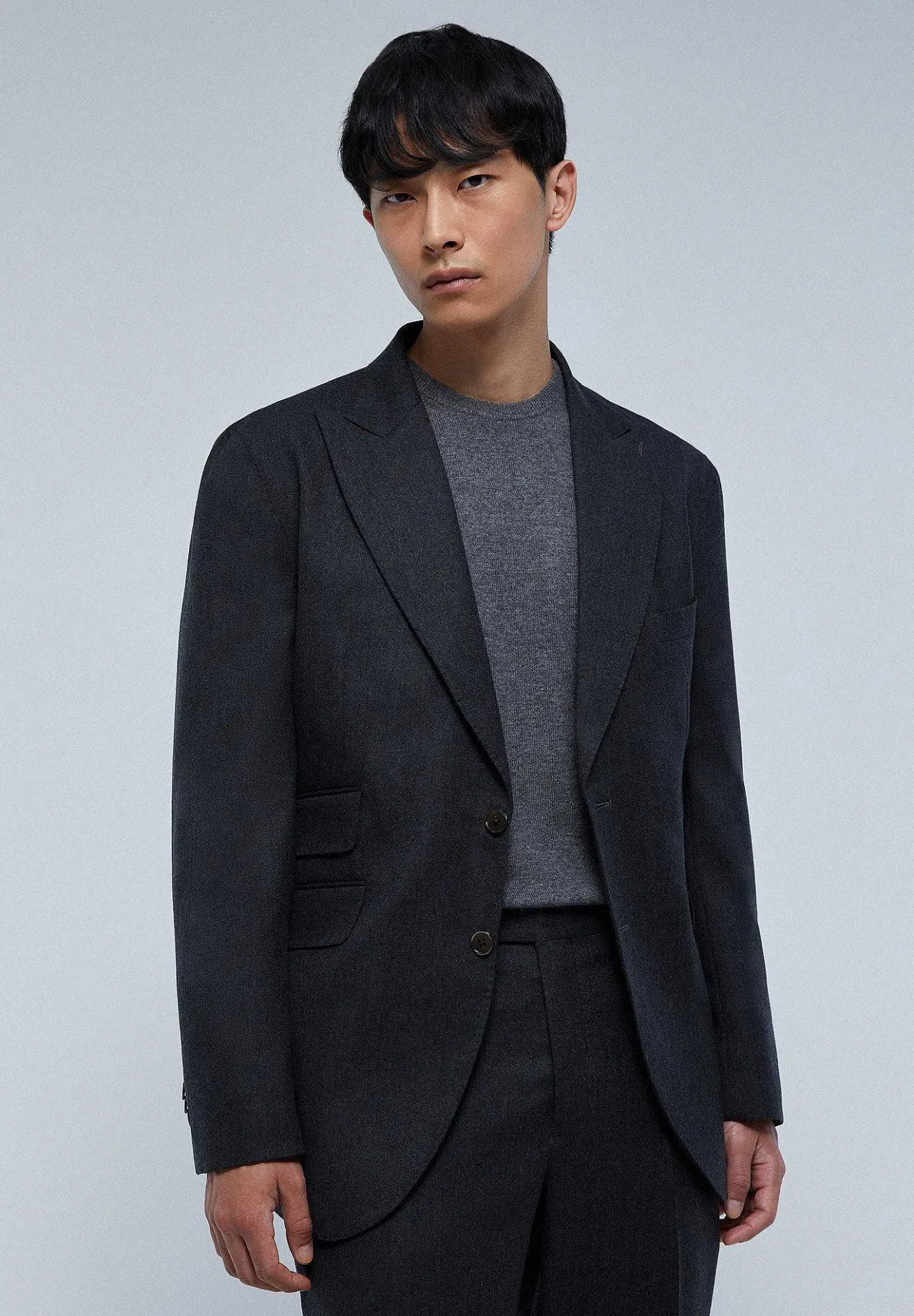 Scalpers Suits<Premium Gray Wool Suit