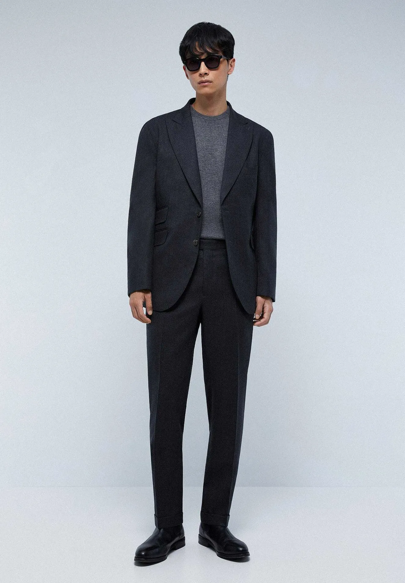 Scalpers Suits<Premium Gray Wool Suit