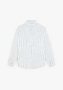 Scalpers Casual<Premium Linen Striped Slim Shirt