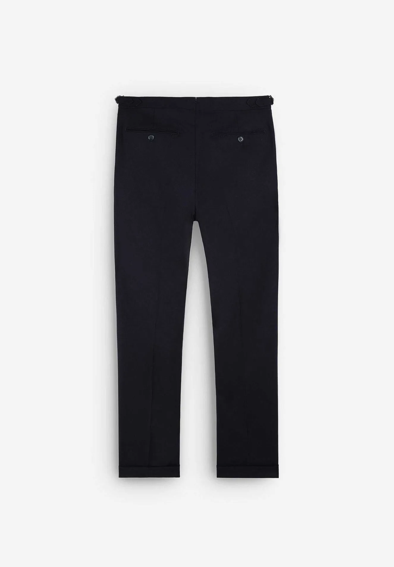 Scalpers Suits<Premium Navy Blue Wool Suit