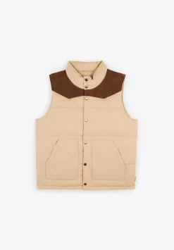 Scalpers Padded<Premium Padded Vest With Contrast Detail