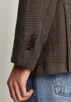 Scalpers American<Prince Of Wales Linen Blazer