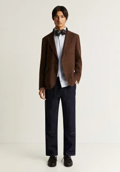 Scalpers American<Prince Wales Checked Blazer
