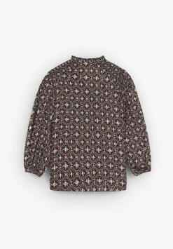 Scalpers Shirts<Print Blouse With Lurex Detail