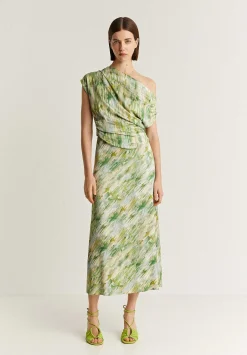 Scalpers Skirts<Print Midi Skirt