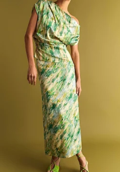 Scalpers Skirts<Print Midi Skirt
