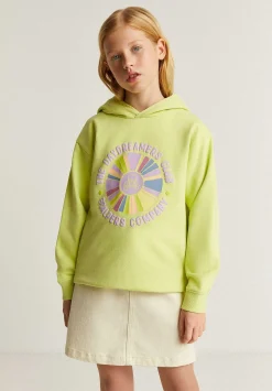 Scalpers Sweatshirts<Puff Print Details Hooded Sweatshirt